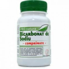 Bicarbonat de Sodiu, 60 comprimate, Medica