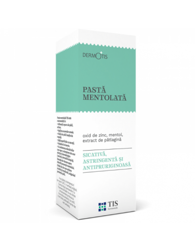 Pasta mentolata Dermotis, 50 ml, Tis - PIELE-USCATA - TIS FARMACEUTIC