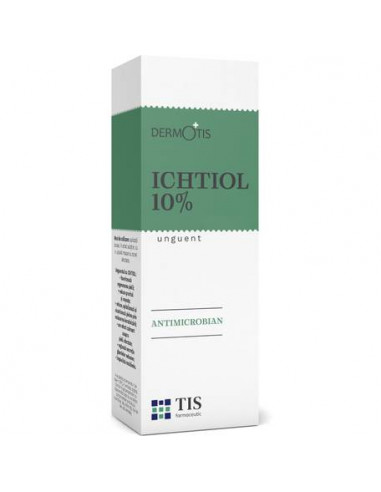 Unguent Dermotis cu Ichtiol 10%, 25 g, Tis - ANTISEPTICE - TIS FARMACEUTIC