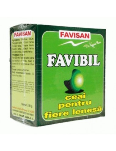 Favibil Ceai 50gr Favisan - UZ-GENERAL - FAVISAN