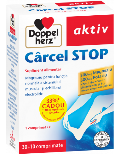 Carcel Stop, 30 + 10 comprimate, Doppelherz - UZ-GENERAL - DOPPELHERZ