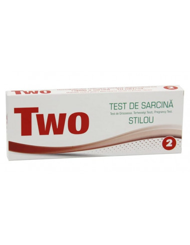 Test de Sarcina Two tip stilou, 2 bucati - TESTE-SARCINA - HUBEI