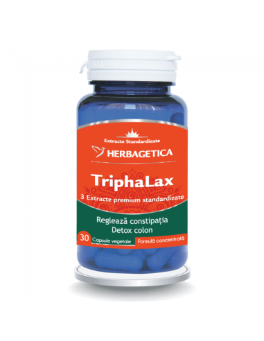 TriphaLax, 30 capsule, Herbagetica -  - HERBAGETICA