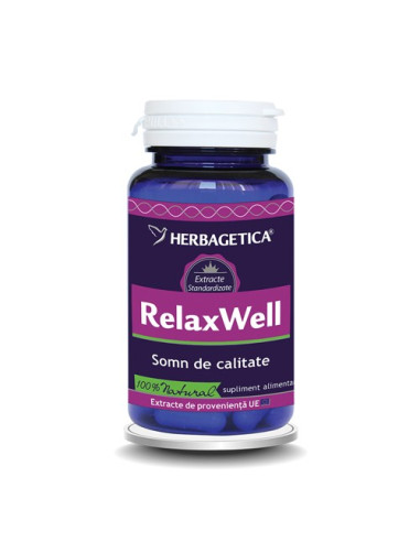 Relax Well, 60 capsule, Herbagetica -  - HERBAGETICA