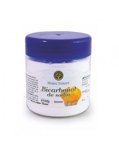Herbal Therapy Bicarbonat de Sodiu Alimentar, 200g - DIVERSE - HERBAL THERAPY