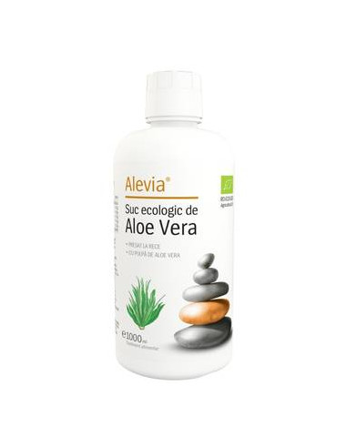 Suc ecologic de Aloe Vera, 1000ml, Alevia - IMUNITATE - ALEVIA