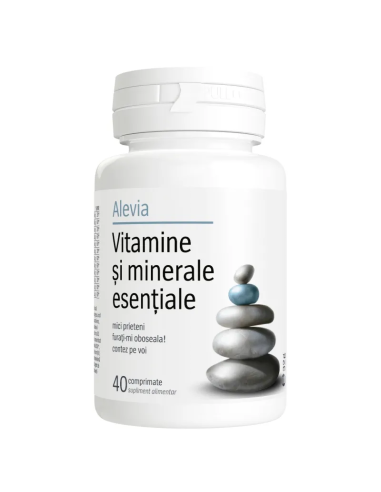 Vitamine si Minerale Esentiale, 40 comprimate, Alevia - STRES-SI-SOMN - ALEVIA