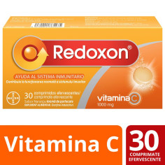 Redoxon vitamina C 1000 mg cu aroma de portocale, sprijin imunitar esential, 30 comprimate  efervescente, Bayer