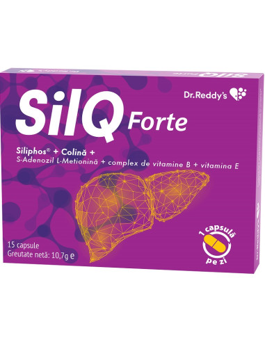 SilQ Forte, 15 capsule, Dr. Reddys - DETOXIFIERE - DR. REDDYS