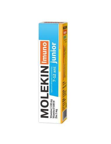 Molekin Imuno Junior, 20 comprimate efervescente, Zdrovit - IMUNITATE-COPII - ZDROVIT