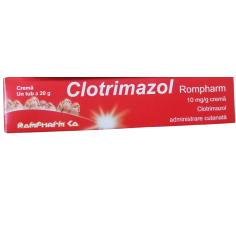 Clotrimazol crema, 10 mg/g,  20 g, Rompharm