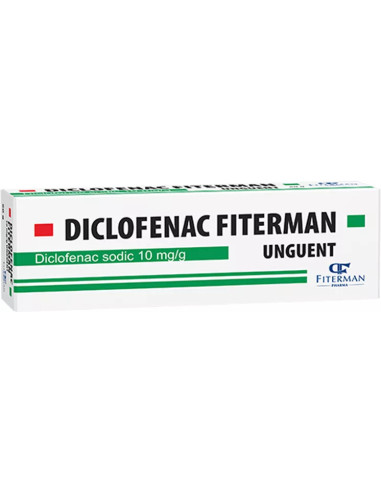 Diclofenac 10mg/g ung, 150 g, Fiterman - ARTICULATII-SI-SISTEM-OSOS - FITERMAN