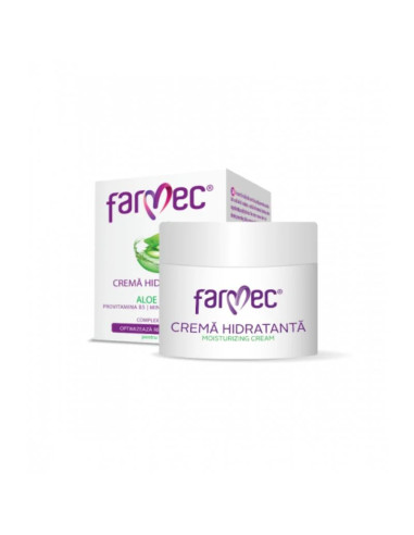 Crema hidratanta matifianta cu aloe vera, 50 ml, Farmec - CREME-HIDRATARE - FARMEC