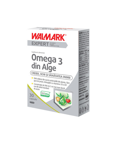 Omega 3 din Alge, 30 capsule, Walmark -  - WALMARK