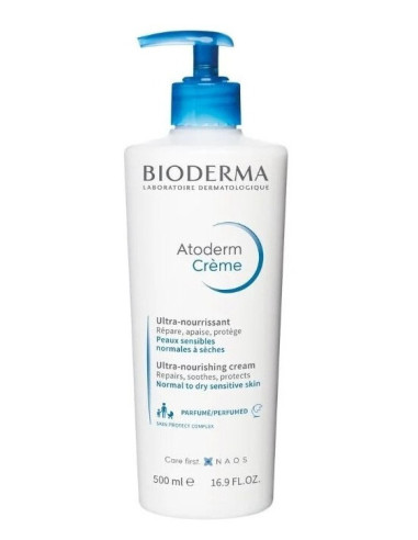 Bioderma Atoderm Crema Parfumata piele normal/uscata, 500ml -  - BIODERMA