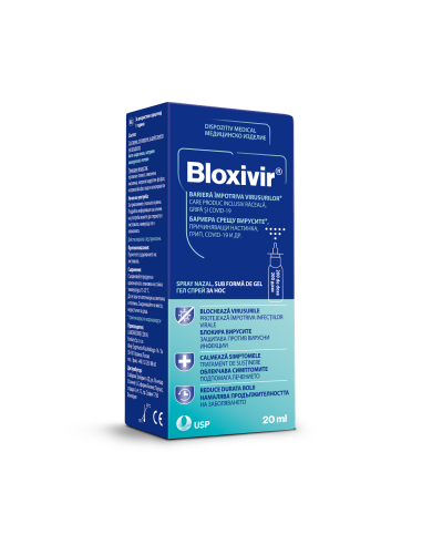 Bloxivir Spray nazal, gel, 20 ml, USP - RACEALA-GRIPA - USP