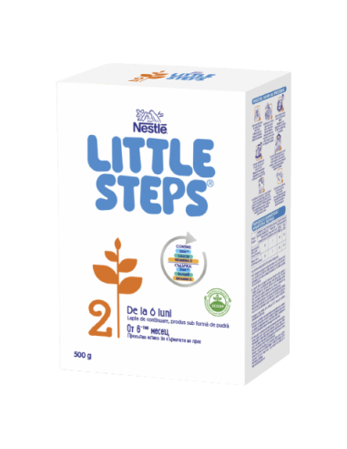 Lapte praf Nestle Little Steps 2, 500 g, de la 6 luni - FORMULE-LAPTE - NESTLE