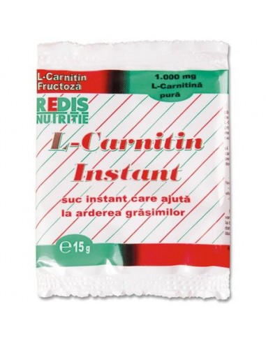 L-Carnitin Instant, 15 x plic 15g - PENTRU-SLABIT - REDIS NUTRITIE