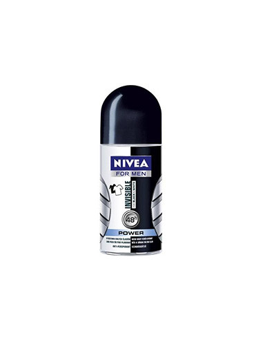 Nivea Men Deo Roll-On Invisible Black&White Power, 50 ml -  - NIVEA