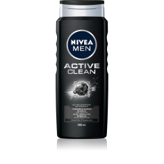 Nivea Men Gel de Dus Active Clean, 500 ml