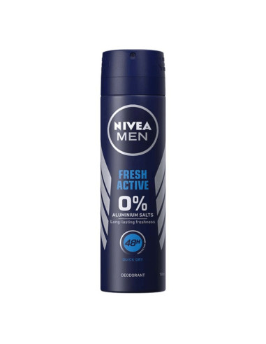 Nivea Men Deo Spray Fresh Active, 150 ml - DEODORANTE-SI-ANTIPERSPIRANTE - NIVEA