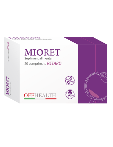 Mioret Retard, 20 comprimate, Offhealth - AFECTIUNI-ALE-OCHILOR - OFF ITALIA SRL