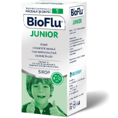 Bioflu Junior 160mg/5ml-sirop, 100ml, Biofarm