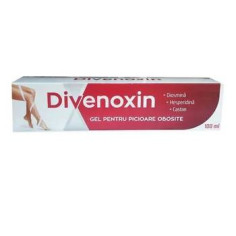 Divenoxin, gel pentru picioare obosite, 100 ml, Zdrovit