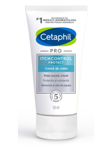 Crema de maini ItchControl Protect PRO, 50 ml, Cetaphil - CREME-DE-MAINI - CETAPHIL