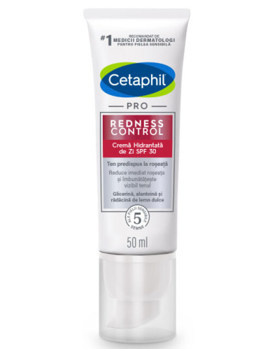 Crema hidratanta de zi cu SPF 30 Redness Control PRO, 50 ml, Cetaphil - CREME-HIDRATARE - CETAPHIL