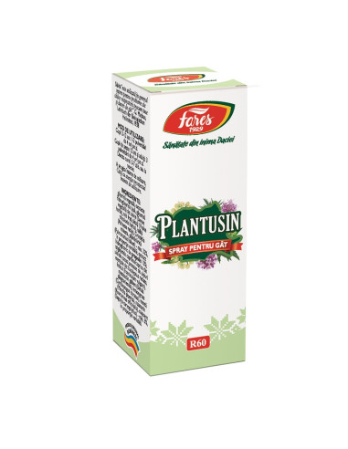 Spray pentru gat Plantusin, 20 ml, Fares - DURERE-DE-GAT - FARES