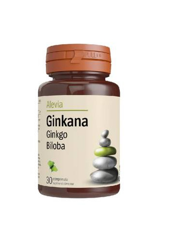 Ginkana Ginkgo Biloba 40mg, 30 comprimate, Alevia -  - ALEVIA