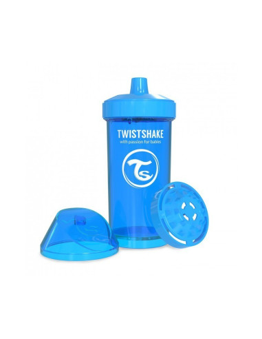 Cana pentru copii albastra, 360 ml, +12 luni,Twistshake - BIBEROANE-SI-ACCESORII - TWISTSHAKE