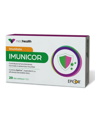 Imunicor, 20 capsule, ND Medhealth - IMUNITATE - MEDHEALTH