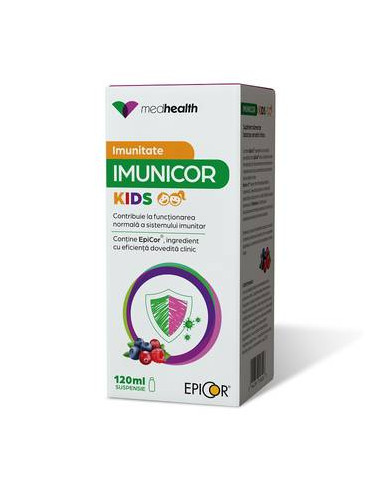 Suspensie Imunicor Kids, 120 ml, ND Medhealth - IMUNITATE-COPII - MEDHEALTH