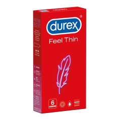 Durex Prezervative Feel Thin, 6 bucati