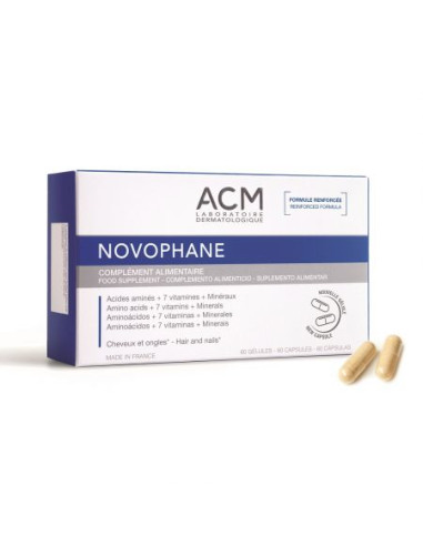 Tratament pentru unghii si par Novophane, 60 capsule, Acm - VITAMINE-PAR-PIELE-UNGHII - ACM