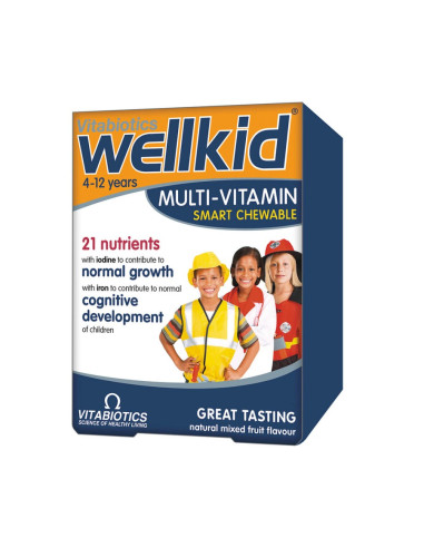 WellKid Smart, 30 tablete mestecabil, Vitabiotics -  - VITABIOTICS LTD.