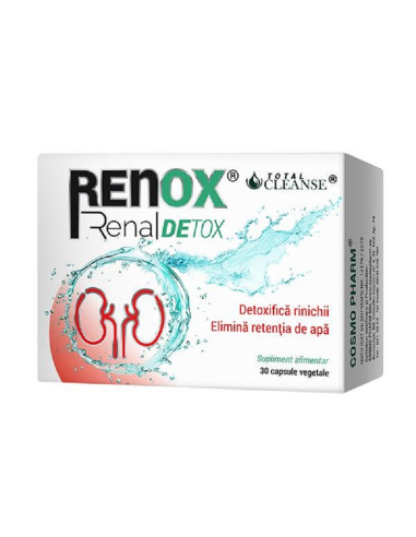 Cosmopharm Renox Renal Detox, 30 capsule vegetale - DETOXIFIERE - COSMO PHARM