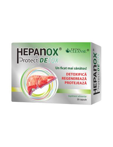 Cosmopharm Hepanox Protect Detox, 30 capsule - DETOXIFIERE - COSMO PHARM
