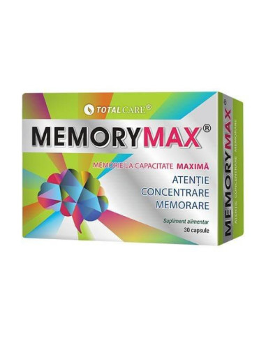 Cosmopharm Memory Max, 30 capsule - MEMORIE-SI-CONCENTRARE - COSMO PHARM