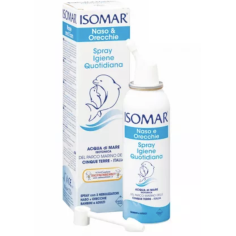 Spray cu apa de mare isotonica pentru nas si urechi, +12, 100 ml, Isomar