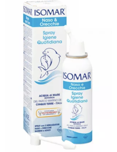Spray cu apa de mare isotonica pentru nas si urechi, +12, 100 ml, Isomar - SOLUTII-NAZALE - ISOMAR
