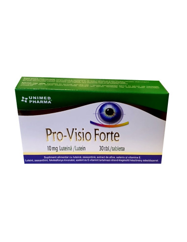 Pro-Visio Forte, 30 tablete, Unimed Pharma - AFECTIUNI-ALE-OCHILOR - UNIMED PHARMA S.R.O.