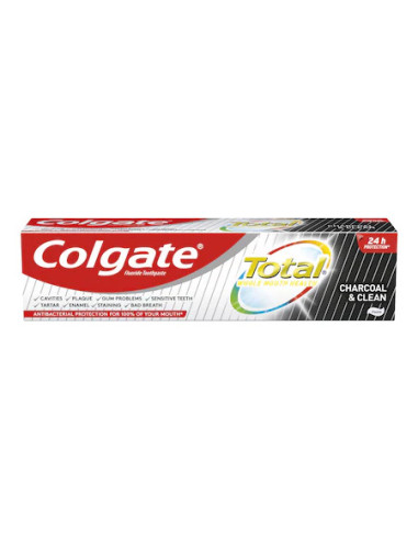 Pasta de dinti Colgate Total Charcoal & Clean, 100 ml -  - COLGATE