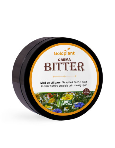 Crema Bitter, 100 ml, Goldplant - RANI-ARSURI-CICATRICI - GOLDPLANT
