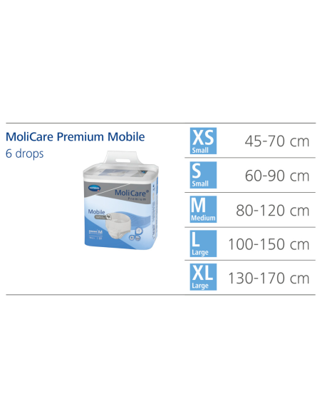 MoliCare Mobile XL, 14 bucati, Hartmann - SCUTECE-PENTRU-ADULTI - HARTMANN