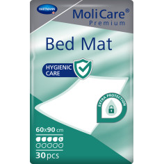 Molicare Premium Bed Mat, 5 picaturi, 60cm/90cm, 30 bucati, Hartmann