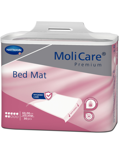Molicare Premium Bed Mat, 7 picaturi, 60cm/90cm, 30 bucati, Hartmann - DISPOZITIVE-MEDICALE - HARTMANN