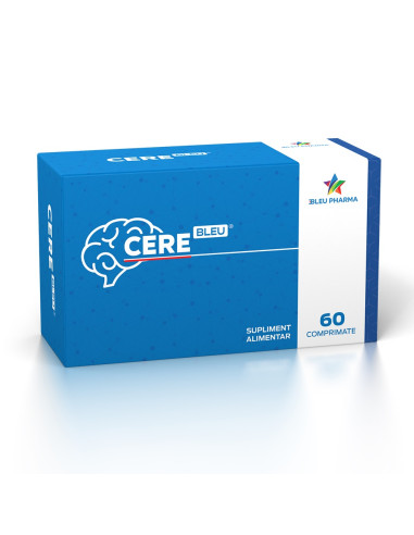 CereBleu, 60 comprimate, Bleu Pharma - MEMORIE-SI-CONCENTRARE - BLEU PHARMA